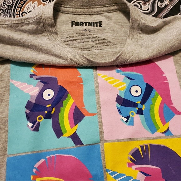 *3-for-$30* (3 LS Shirts) Fortnite Shirt Bundle, Size 10-12 - Picture 3 of 9